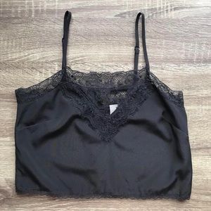 Satin and Lace Top